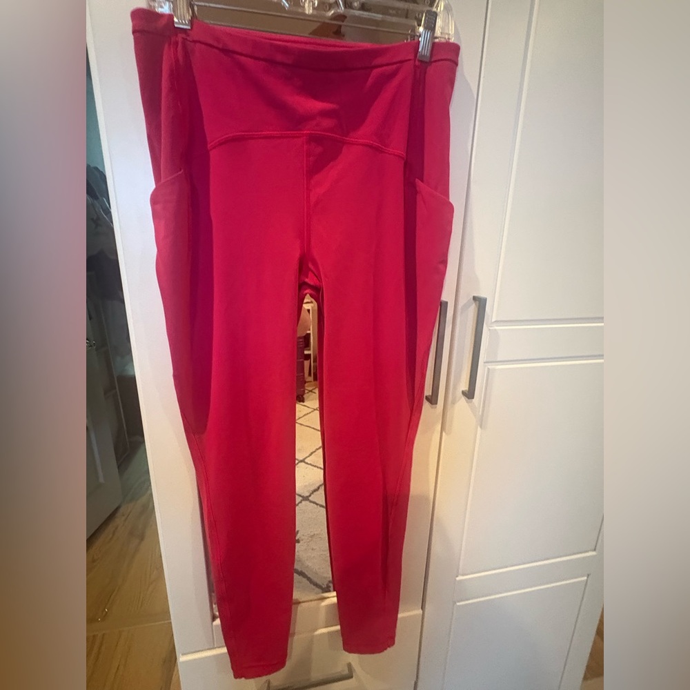 Lululemon Athletica Vibrant Red Joggers